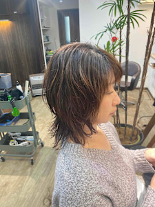 ミディアム　ウルフ - hair kulolo掲載