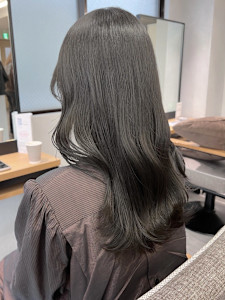 地毛風カラーアッシュグレージュ＊ブリーチなし透明感カラー - mulah掲載