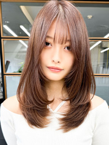 韓国美髪レイヤーロングくびれワンカールハッシュカットレイヤー - STAR TOKYO 髪質改善【渋谷 髪質改善サロン】掲載
