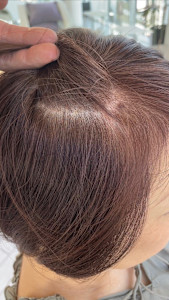 アフター → ビフォア　右にスワイプ【白髪染め/脱白髪染め】 - 自由が丘YUAN掲載