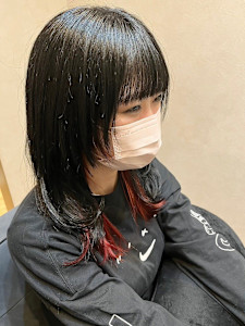 【MIKOTO】顔周り束間♪レイヤー/インナーカラー/ウルフ - newi宮崎掲載