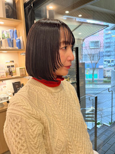 【ノンジアミンカラー/マニキュア】大人可愛い/大人ボブ - R hair natural & organic salon掲載