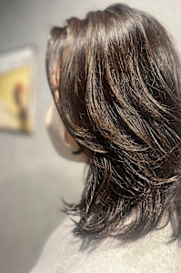 【リバースエイジングカラー】　陰影白髪ぼかし　×　パーマ - H.A.D(エイチエーディー)掲載