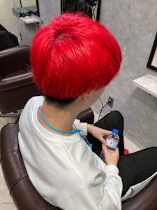 ブリーチレッドカラー - GLADGE池袋/ダブルカラー/ブリーチ掲載