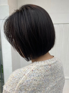 髪質改善/縮毛矯正/酸性ストレート/丸みボブ/アッシュグレー - newi saLyu 立川掲載