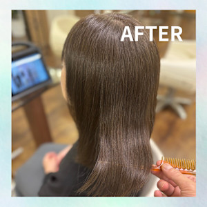 髪質改善xカラー×前髪ストレート - 髪質改善専門店 BxF SALON 大森町店掲載