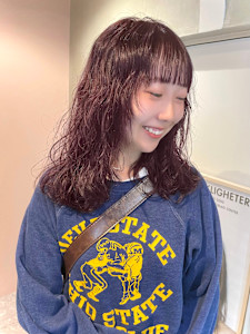 パーマ × ラベンダーカラー - the path Kego掲載