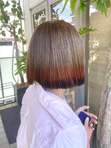 切りっぱなしボブ × キツネカラー - the path Kego掲載