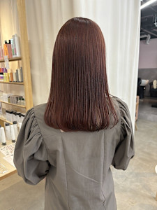 【小川　結女花】ダブルカラーで作るチェリーベージュ♪ - a mark掲載