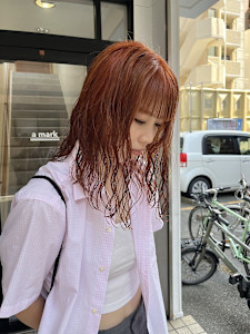 【住野　桃香】アプリコットベージュ - a mark掲載