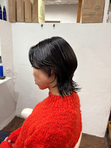 ミディアムウルフ - Hair Salon Leaf掲載