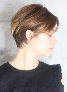 ショート・ボブ/白髪ぼかし/ハイライト/絶壁解消/ - INCEPTION  GINZA 銀座掲載