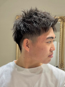 白髪染め　メンズカラー　銀座　短髪　白髪　多い　悩み