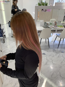 エクステンション　ピンクハイライト - HEARTS hair's五日市店掲載