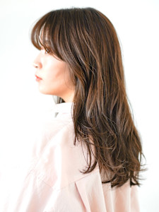 大人ロングパーマ