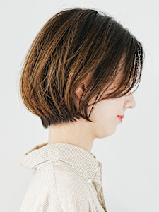 前下がりショート・ボブ/パーマ/前髪なし/30代/40代/5 - INCEPTION  GINZA 銀座掲載