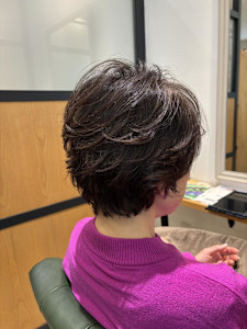 パーマショート - 半個室 rire hair 千早店掲載