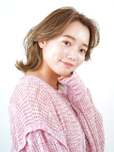 ミディアム・ボブ/絶壁解消/前髪あり/30代/40代/ - INCEPTION  GINZA 銀座掲載