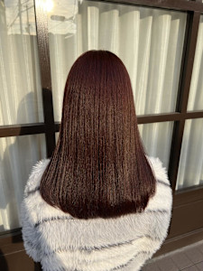 【YUCCA .Nana】ブリーチなしボルドーカラー♪ - YUCCA elua 武庫之荘南口掲載