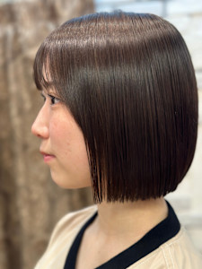 顎ラインショートボブ - veretta. 楠葉店掲載