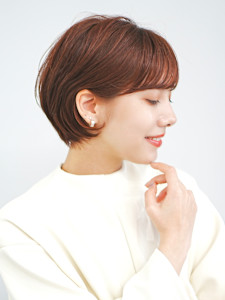 前下がりショート・ボブ/絶壁解消/前髪あり/30代/40代/ - INCEPTION  GINZA 銀座掲載