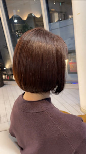 アフター → ビフォア　右にスワイプ【白髪染め/脱白髪染め】