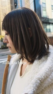 アンブレラカラー/ミルクティベージュ - marju銀座掲載