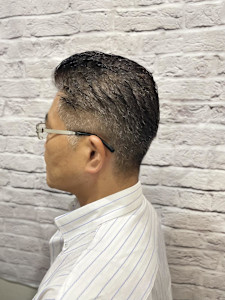 ツーブロックで作るオールバックスタイル - グレイスフルバーバー プラチナム掲載