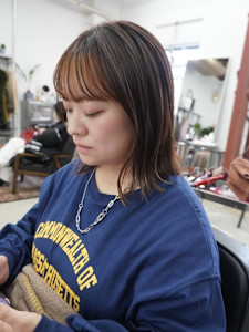 【BOW style】前髪インナーカラー