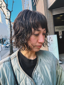 外国人風ボブパーマ/緩めパーマ - marju銀座掲載