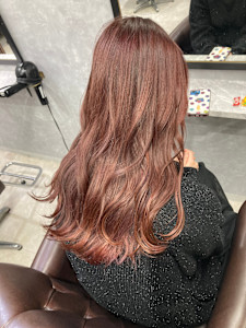 ピンクベージュ - GLADGE池袋/ダブルカラー/ブリーチ掲載