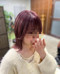 バイオレットピンググレージュ？　 - Cherie cut掲載