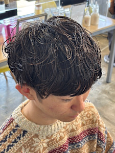 メンズマッシュカットツーブロックスパイラルシャドウパーマ - ROOO MEN【ルーメン】掲載