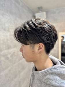 メンズ毛流れセンターパート - La luna掲載