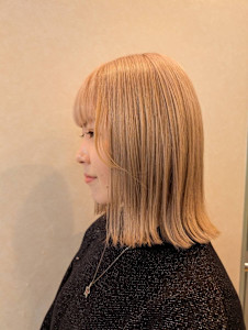 ミルクティーブロンド×外ハネボブ - Hair & Nail Studio Bloom掲載