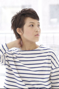 耳かけボーイッシュ夏スタイル☆