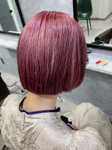 艶ピンクカラー - GLADGE池袋/ダブルカラー/ブリーチ掲載