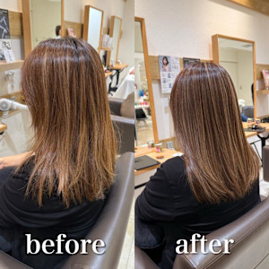 白髪ぼかしハイライトカラー30代40代50代ブルーグレージュ - KENJE ODAKYU SHONAN GATE掲載