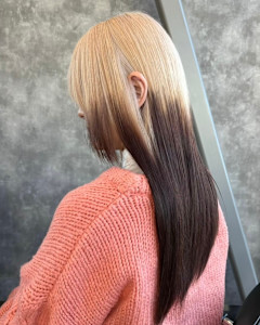 ルーツカラー　デザインカラー　ハイトーン　表参道/原宿 - Null 表参道本店 デザインカラー/ダブルカラー掲載