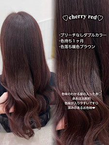 ＊ブリーチなしダブルカラーチェリーレッド＊rina - Lilme掲載