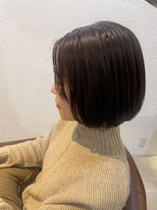 ツヤ感Bob×インカラミトリートメント - 半個室型美容室 Sourire 箱崎店掲載