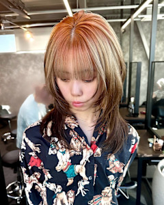 ルーツカラー　デザインカラー　ハイトーン　表参道/原宿 - Null 表参道本店 デザインカラー/ダブルカラー掲載