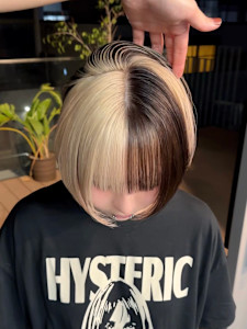 セクションカラー　デザインカラー　ハイトーン　表参道/原宿 - Null 表参道本店 デザインカラー/ダブルカラー掲載