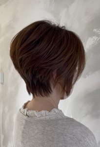 酢酸Trオーガニックカラー×ショートスタイル - hairmake＆design Axe-l掲載