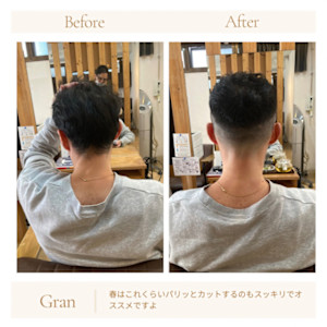 お客様髪質改善データ1729（メンズショート）