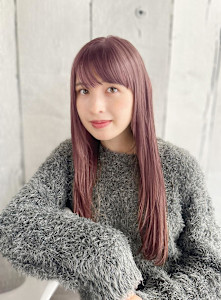 ツヤ感ピンクのナチュラルストレートスタイル - hair make nalu 荻窪西口 すずらん通り店掲載