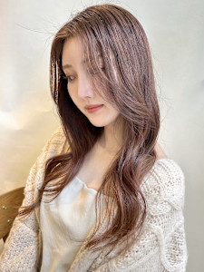 ロングヘア/ロングレイヤー/透明感カラー/ラベンダーベージュ - TRICCA SHIBUYA【トリッカ シブヤ】掲載