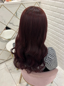 ブリーチなしワインレッド＊まゆ - Lilme掲載