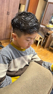 キッズでもパーマかけれます！