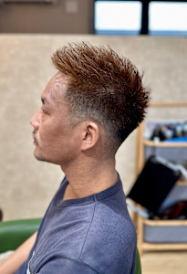 メンズアップバングショート×フェード - r-chill hair掲載